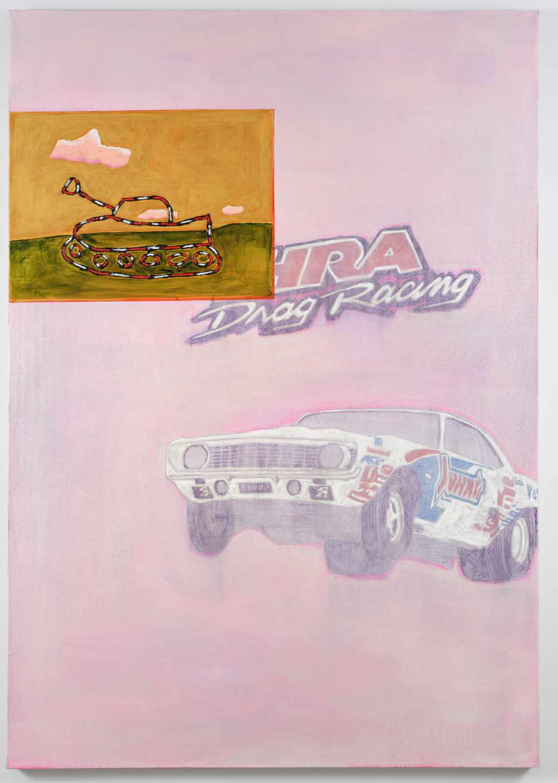 <i>invasive specimen</i>, 2022. Mixed media on canvas, 78 3/4 x 55 1/8 in (200 x 140 cm)
